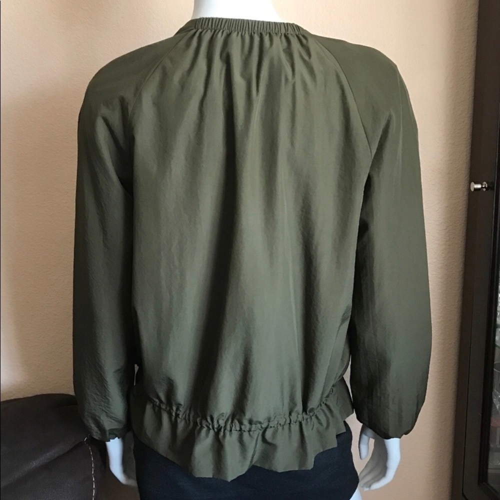 Zara Basic Army Windbreaker - image 2